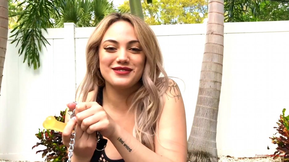 Femdom Puppy Play - Nika Venom Plays Fetch With Her step-Brother